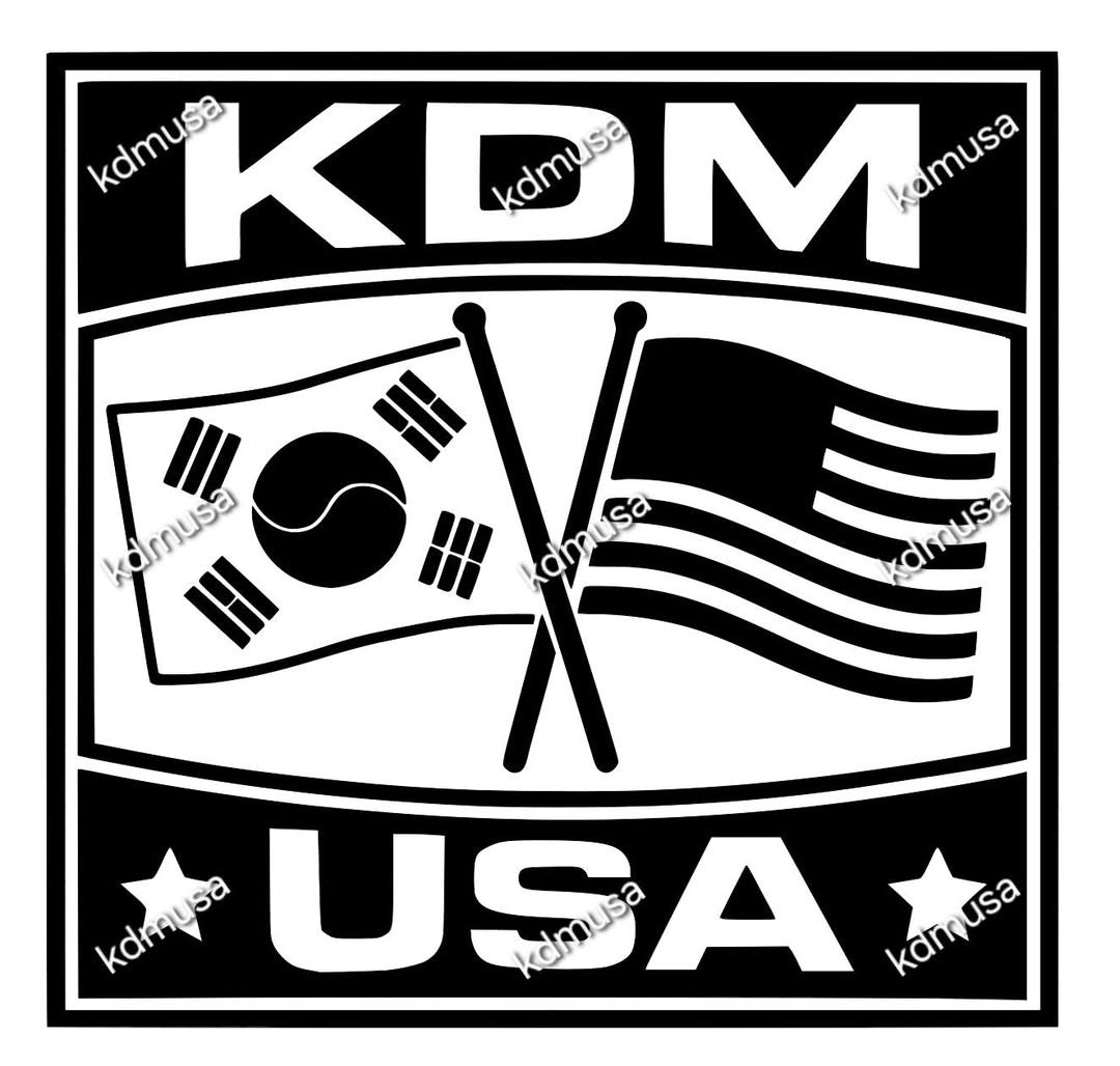 LIMITED EDITION KDMUSA DECAL
